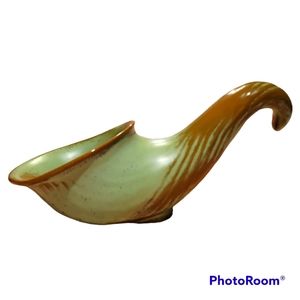 FRANKOMA Cornucopia Prairie Green Rare Shape Vintage